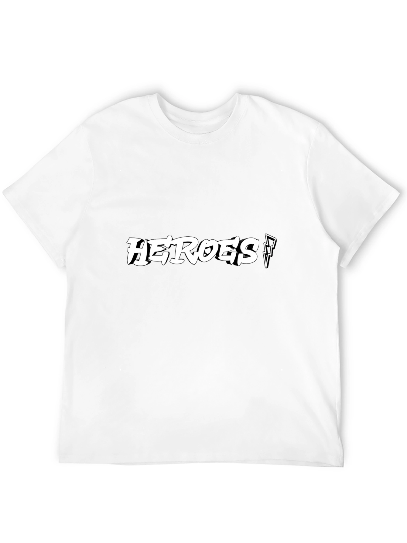 Heroes Graphic Print Crew Neck T-Shirt
