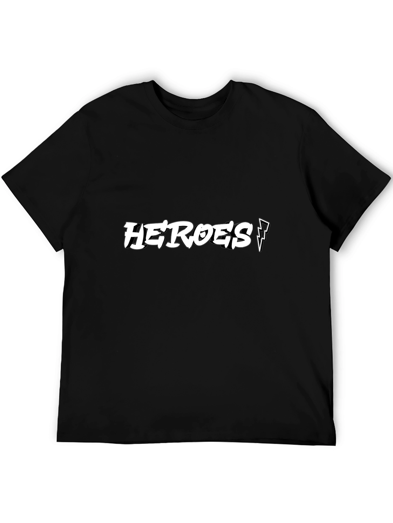 Heroes Graphic Print Crew Neck T-Shirt