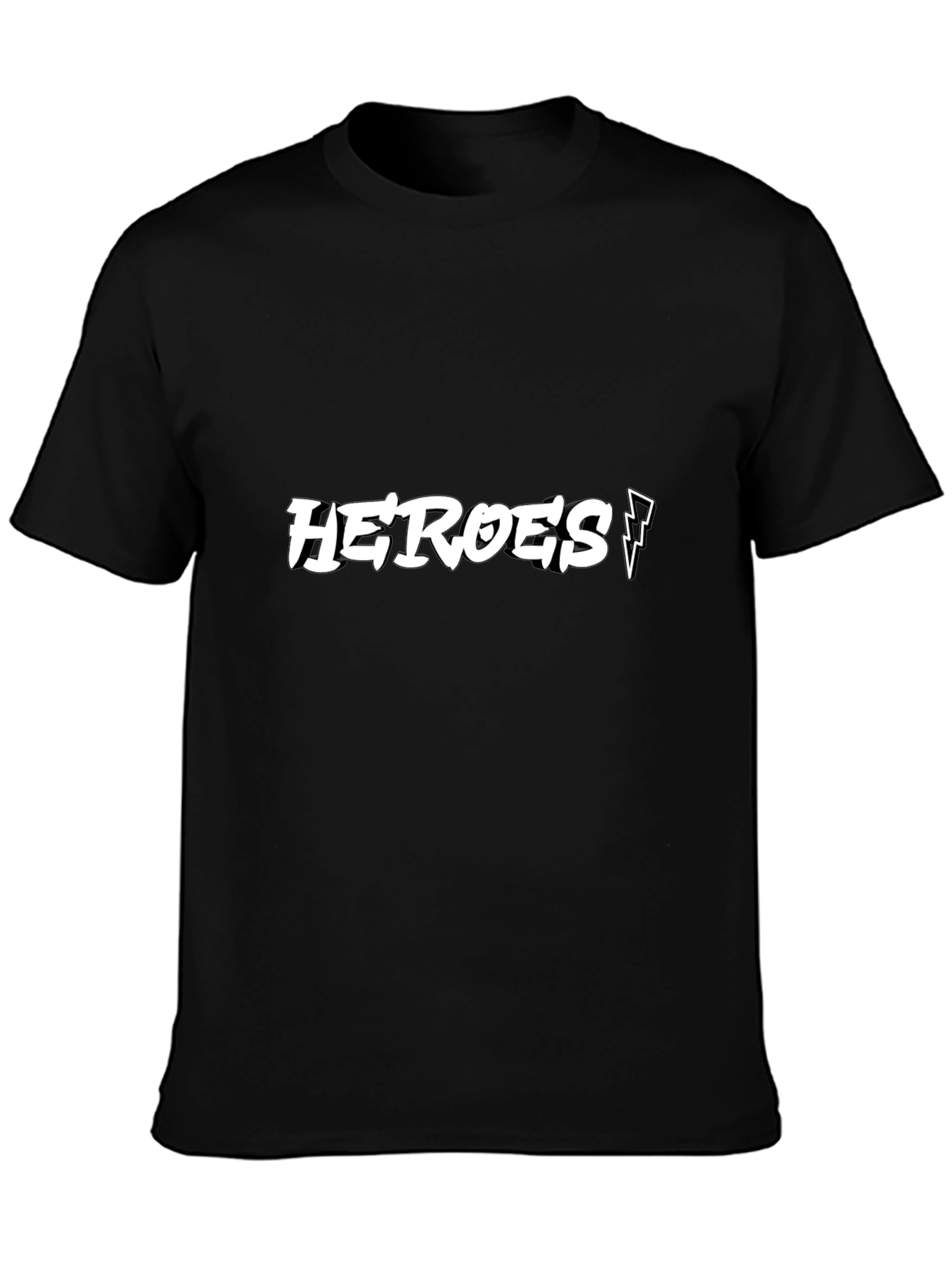 Heroes Graphic Print Crew Neck T-Shirt