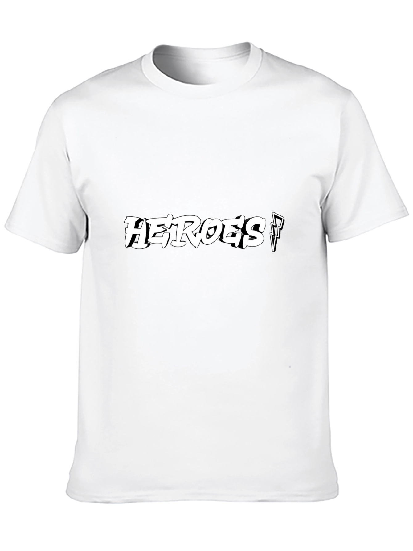 Heroes Graphic Print Crew Neck T-Shirt