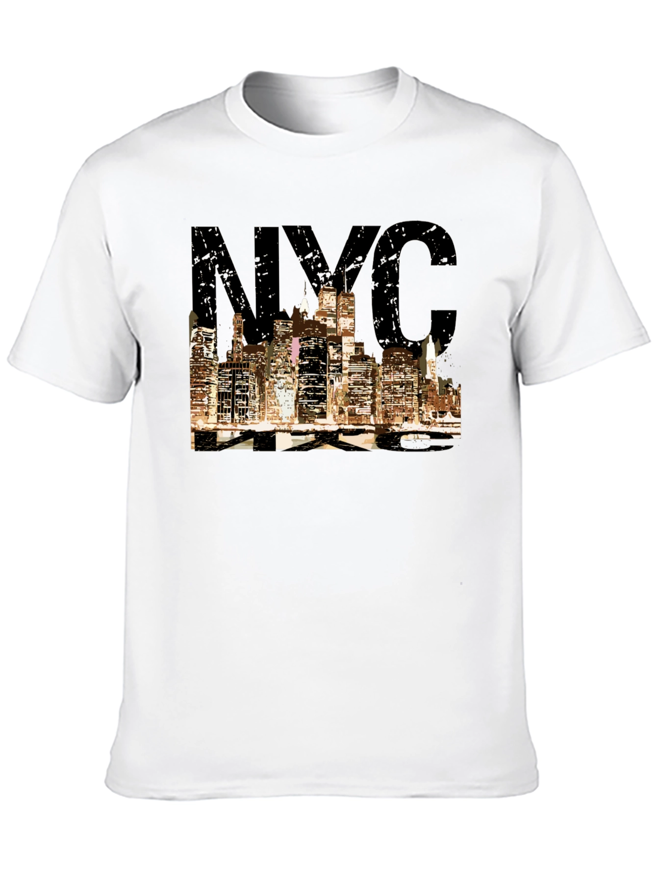 NYC Skyline Graphic Tee - Stylish Urban T-Shirt