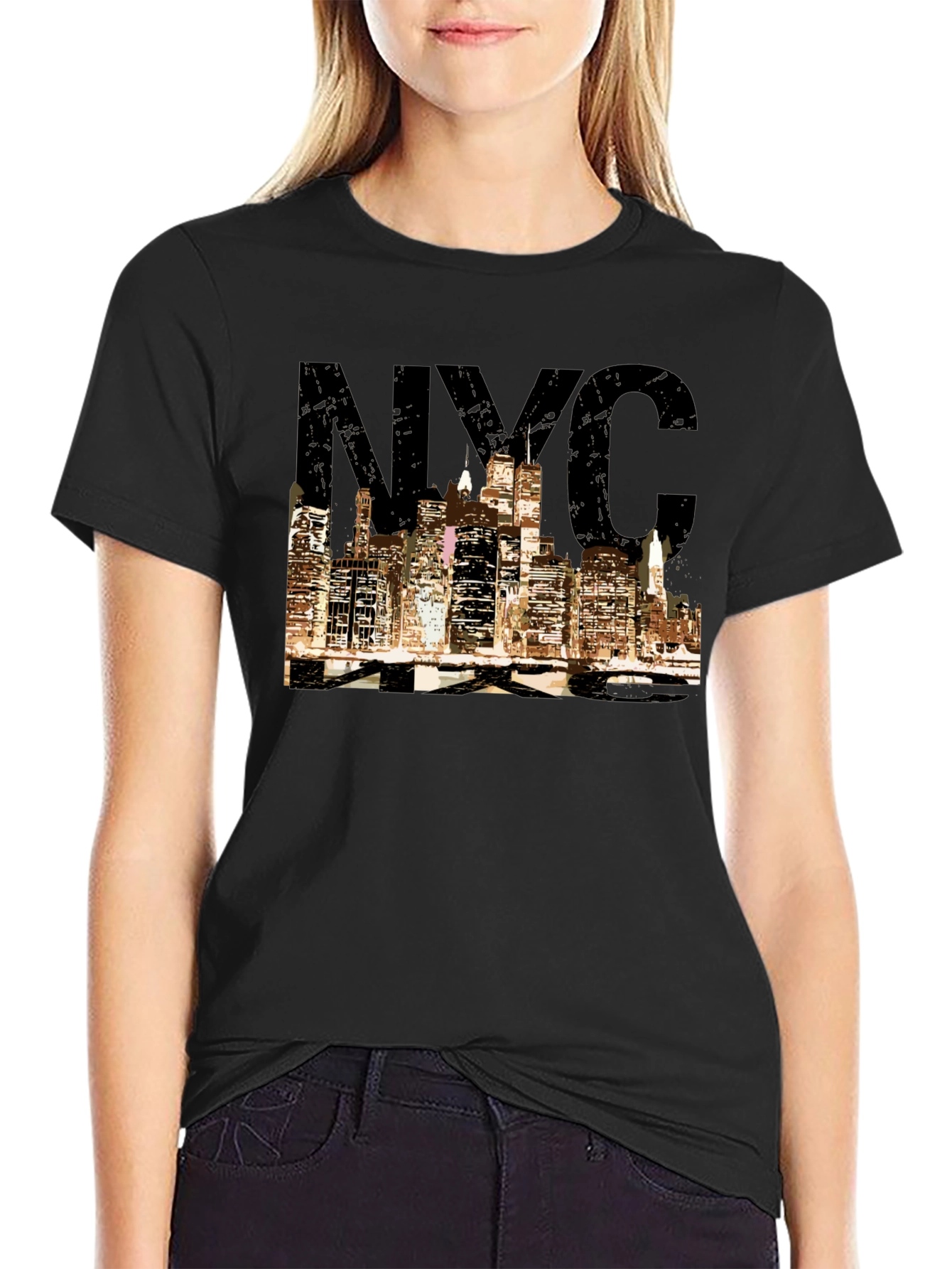 NYC Skyline Graphic Tee - Stylish Urban T-Shirt