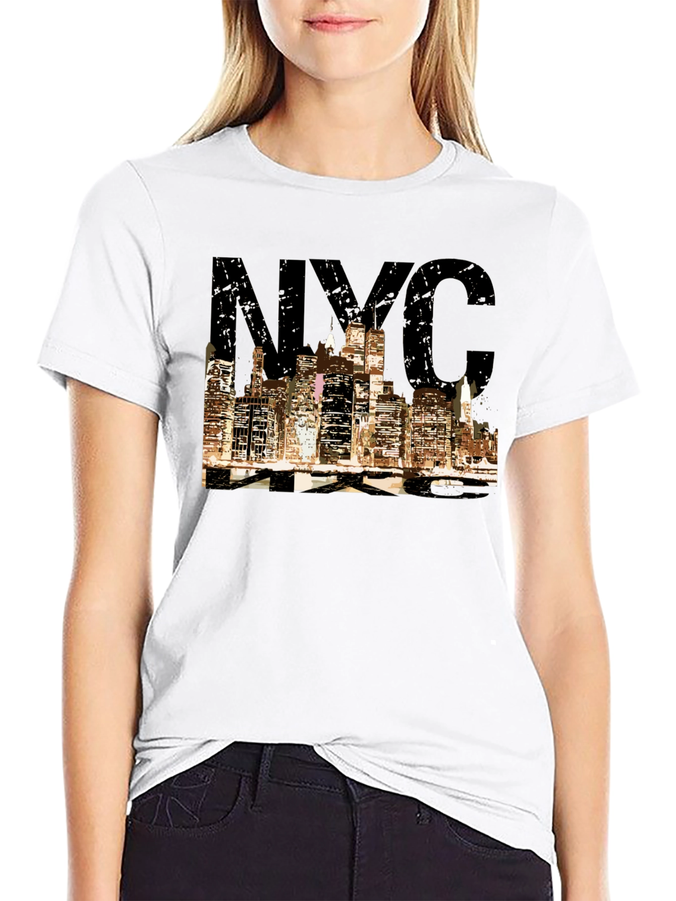 NYC Skyline Graphic Tee - Stylish Urban T-Shirt
