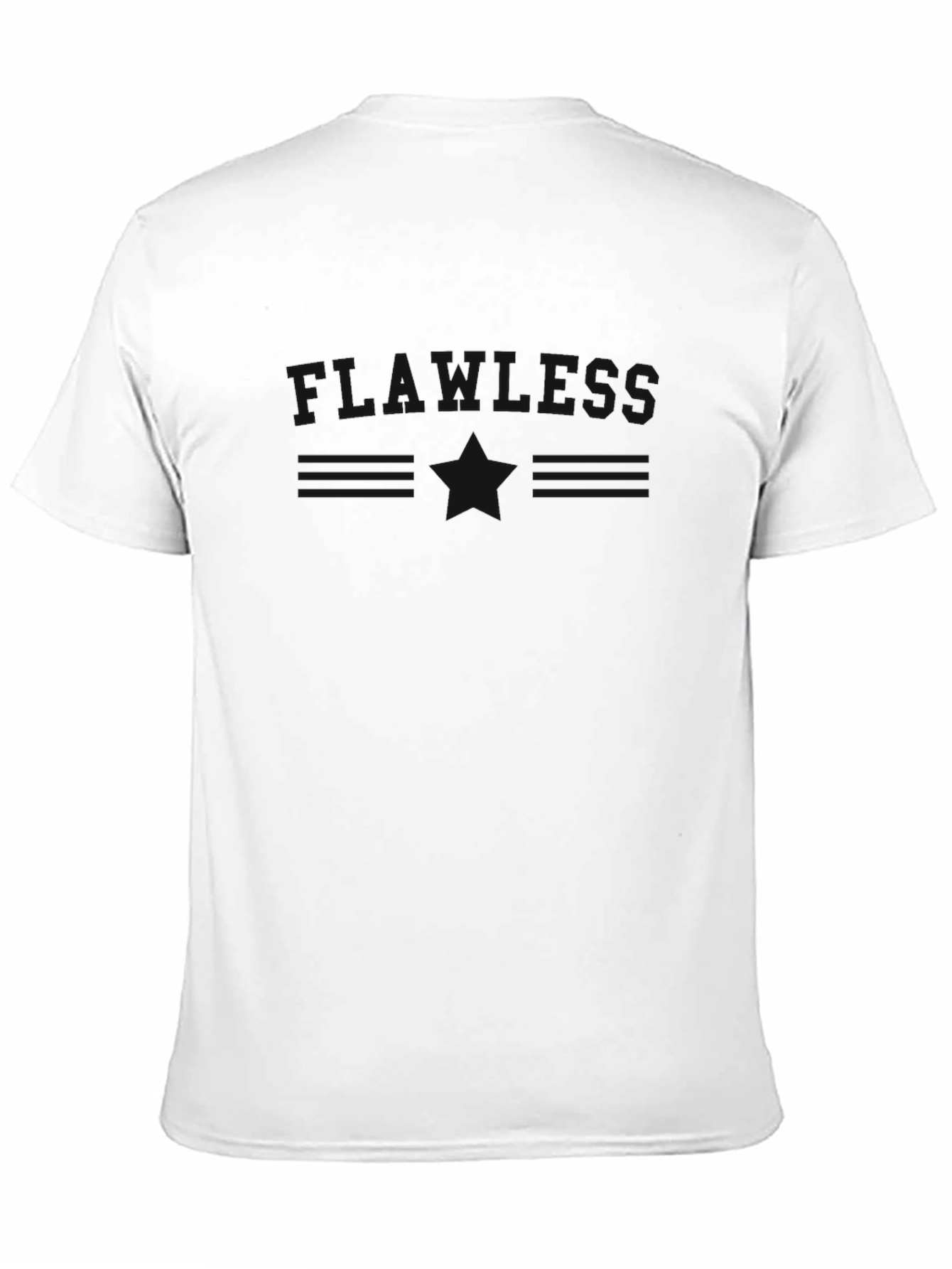 Mens Basic Black Crew Neck T-Shirt
