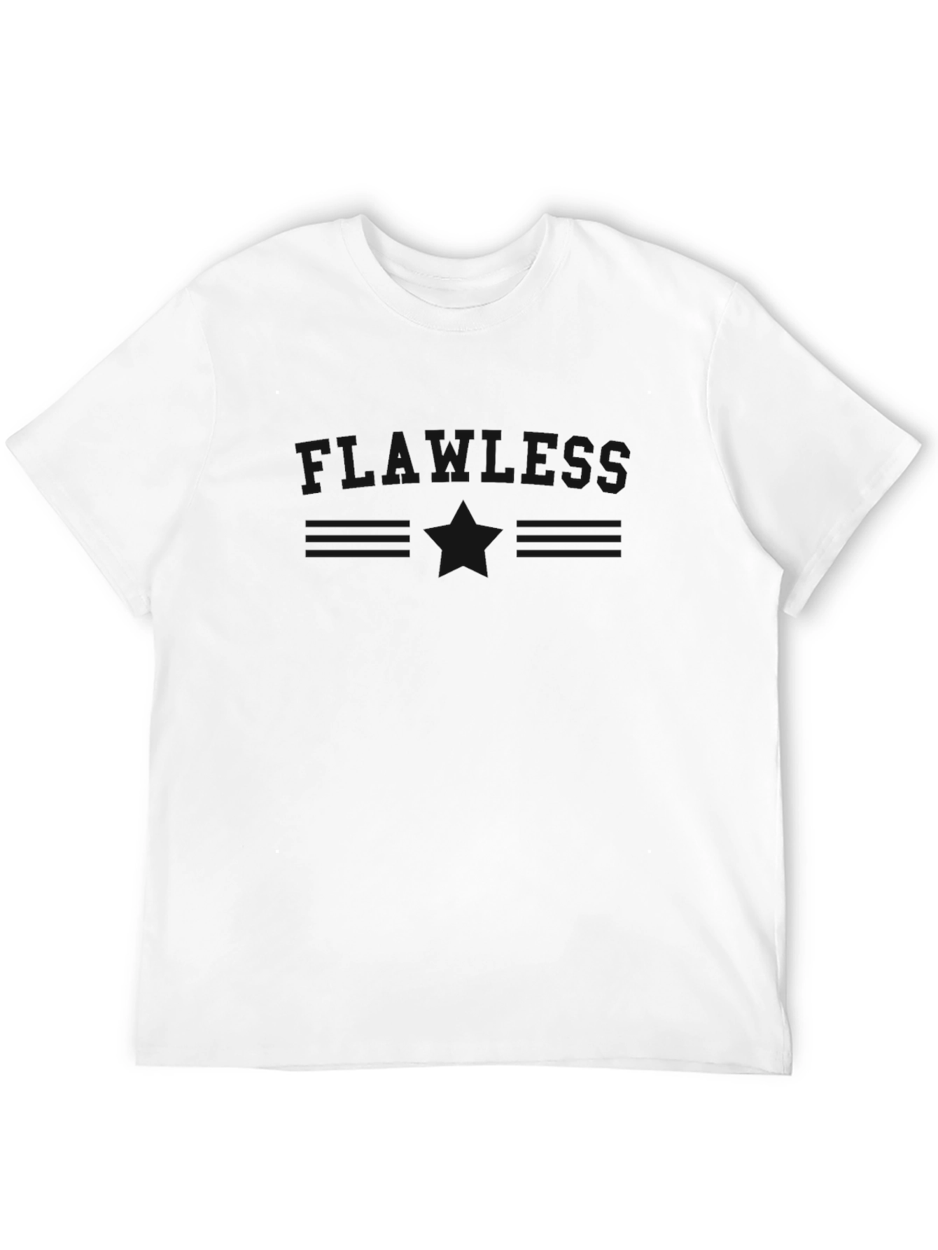 Mens Basic Black Crew Neck T-Shirt
