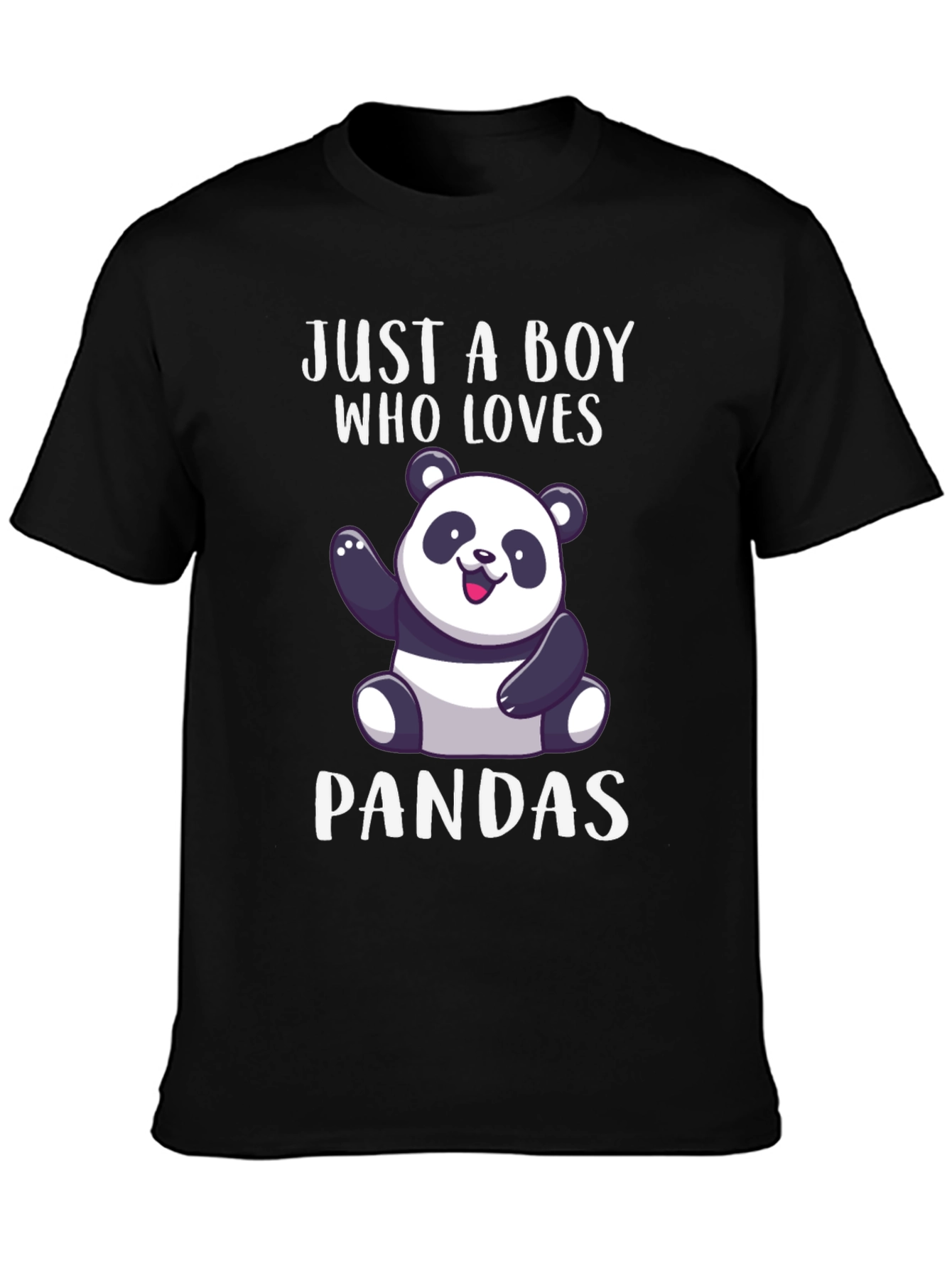Just a Boy Who Loves Pandas T-Shirt