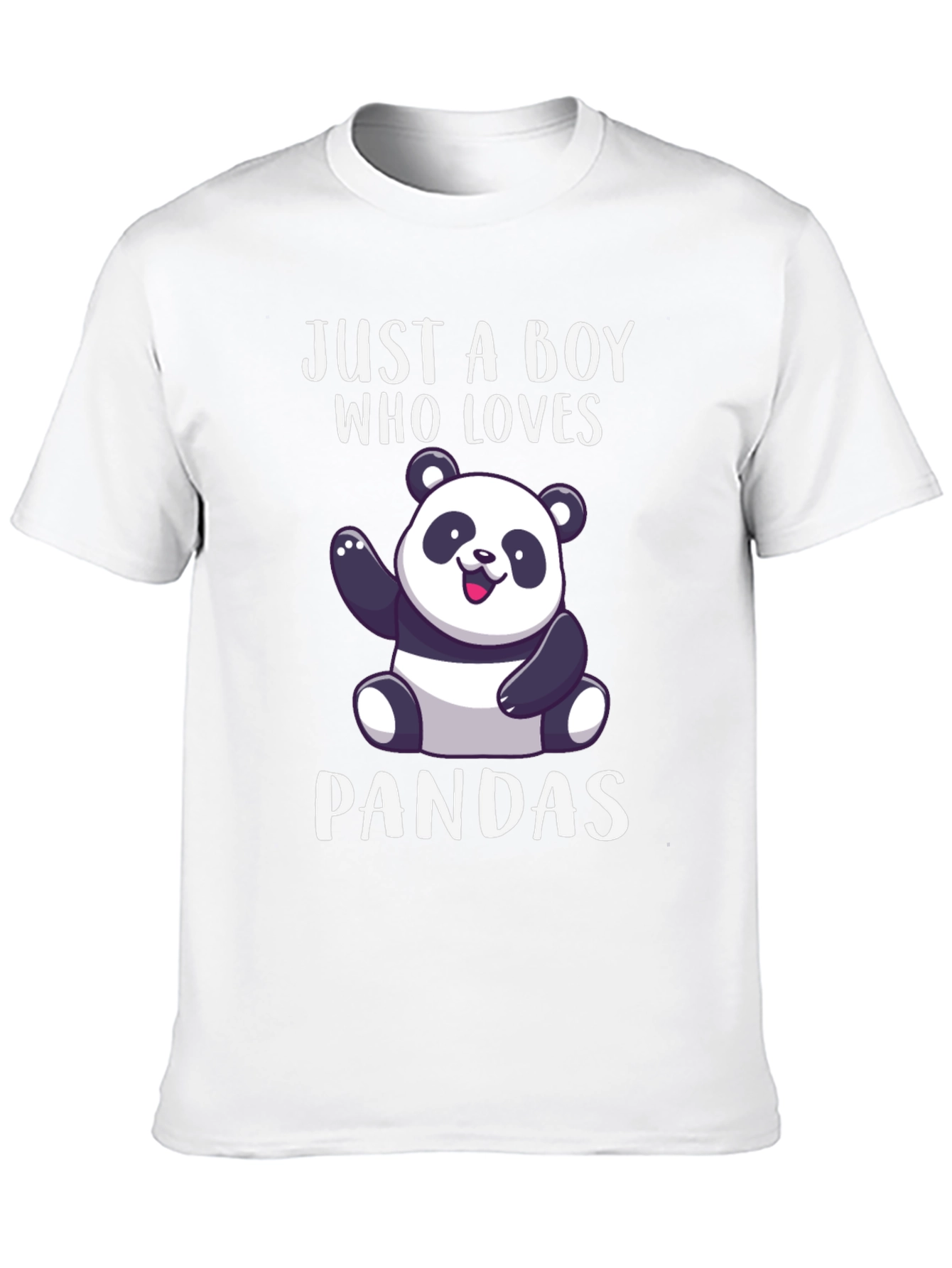 Just a Boy Who Loves Pandas T-Shirt