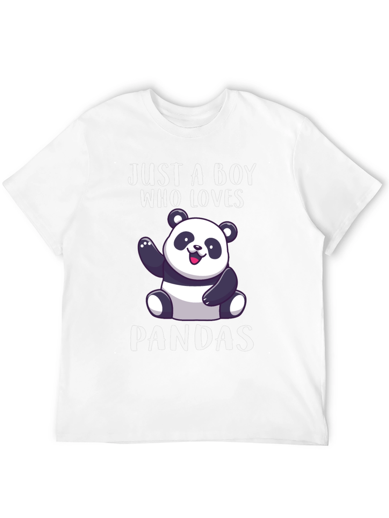 Just a Boy Who Loves Pandas T-Shirt