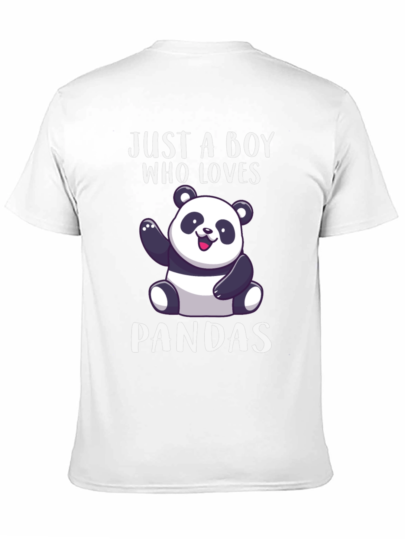 Just a Boy Who Loves Pandas T-Shirt