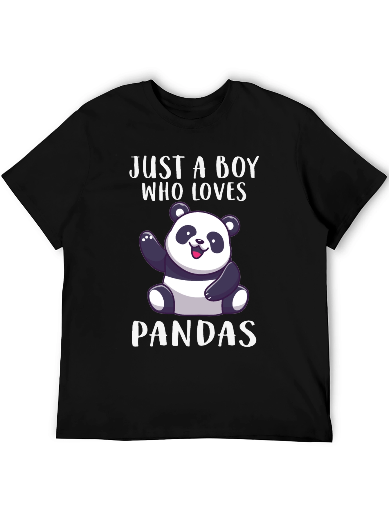 Just a Boy Who Loves Pandas T-Shirt