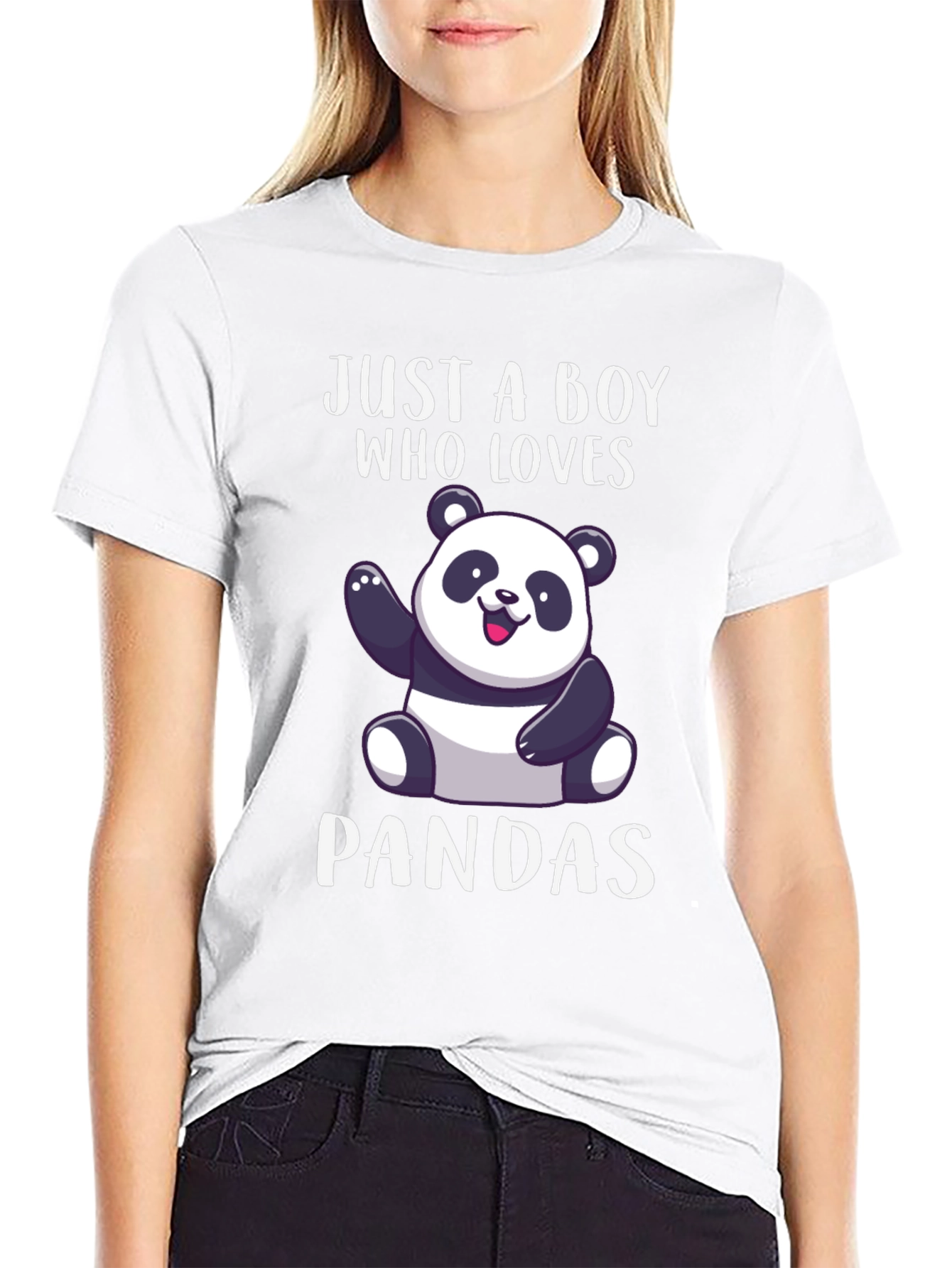 Just a Boy Who Loves Pandas T-Shirt