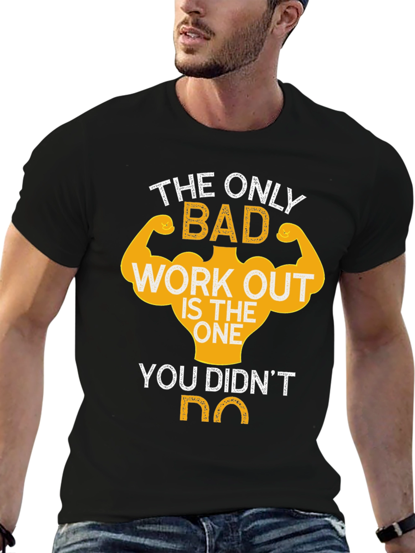 Workout Motivation T-Shirt - Gym Fitness Apparel