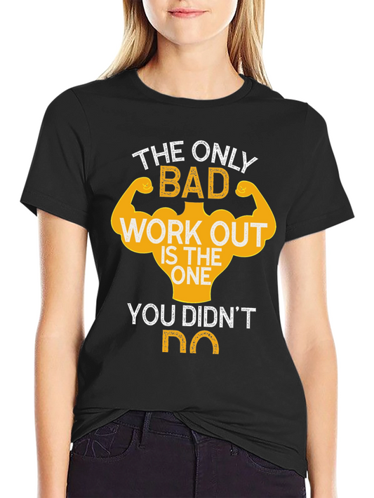 Workout Motivation T-Shirt - Gym Fitness Apparel