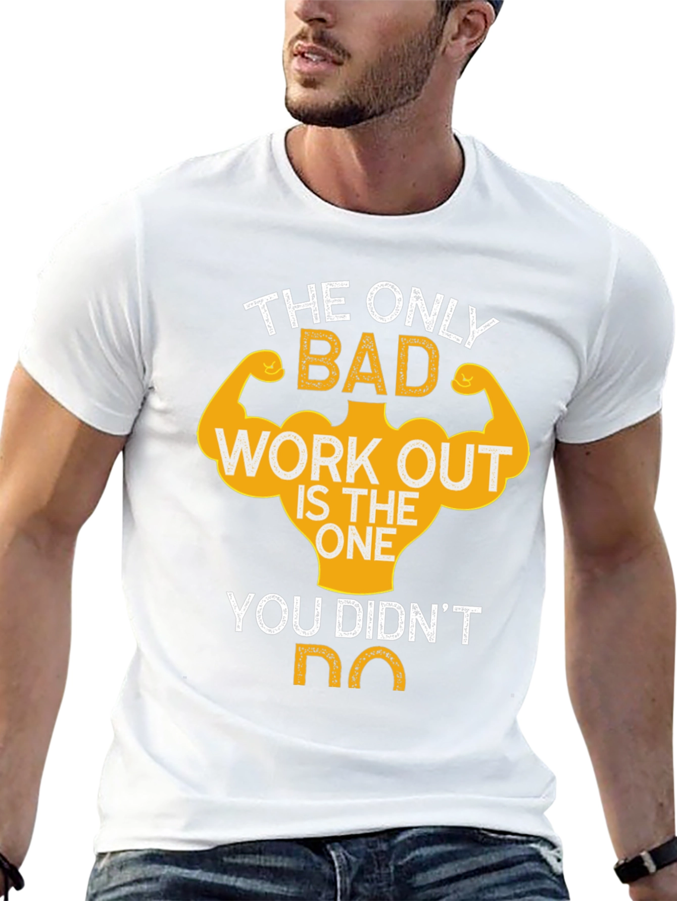Workout Motivation T-Shirt - Gym Fitness Apparel