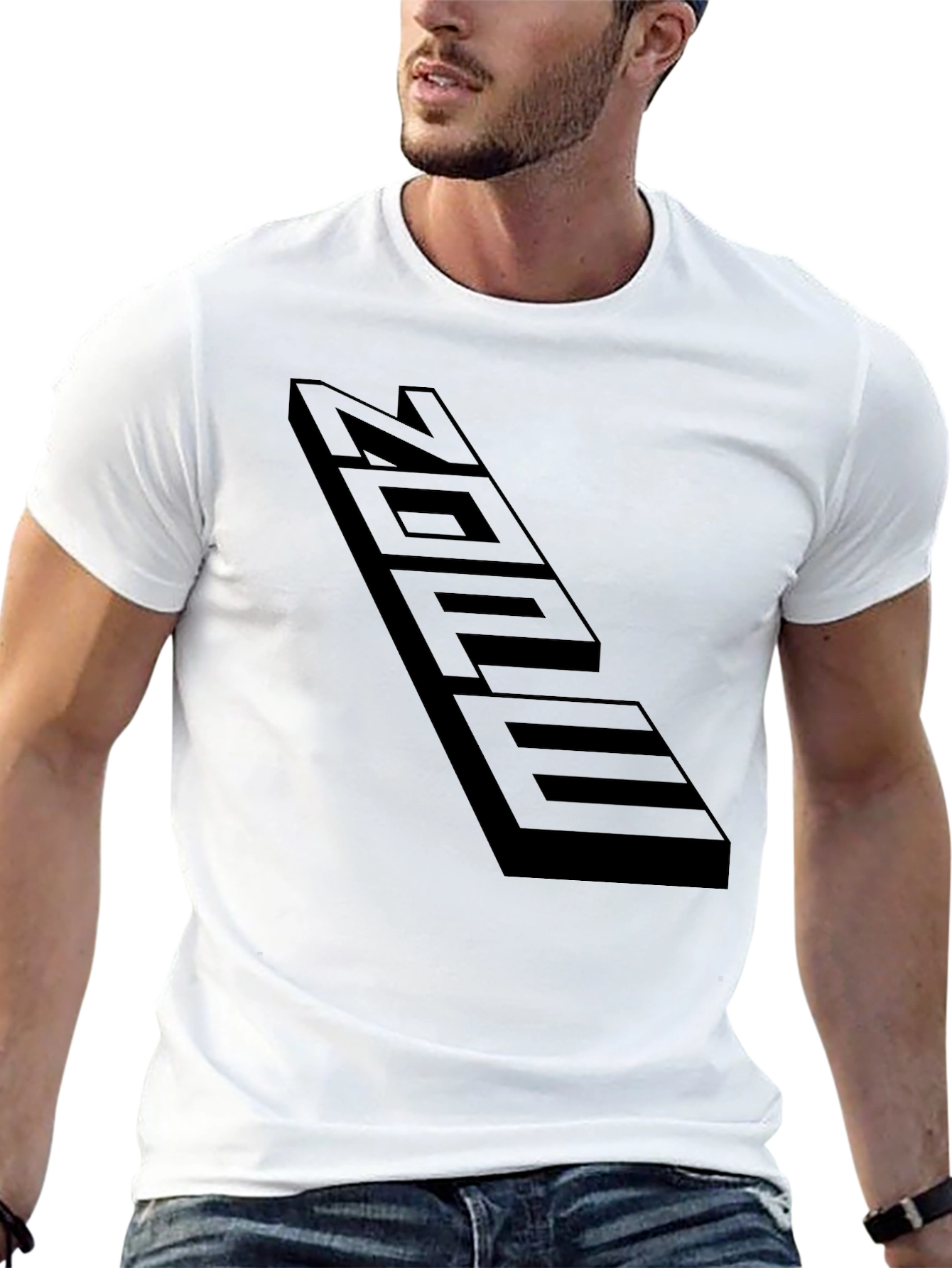Modern Black 2020 Graphic Tee - Stylish Casual Wear