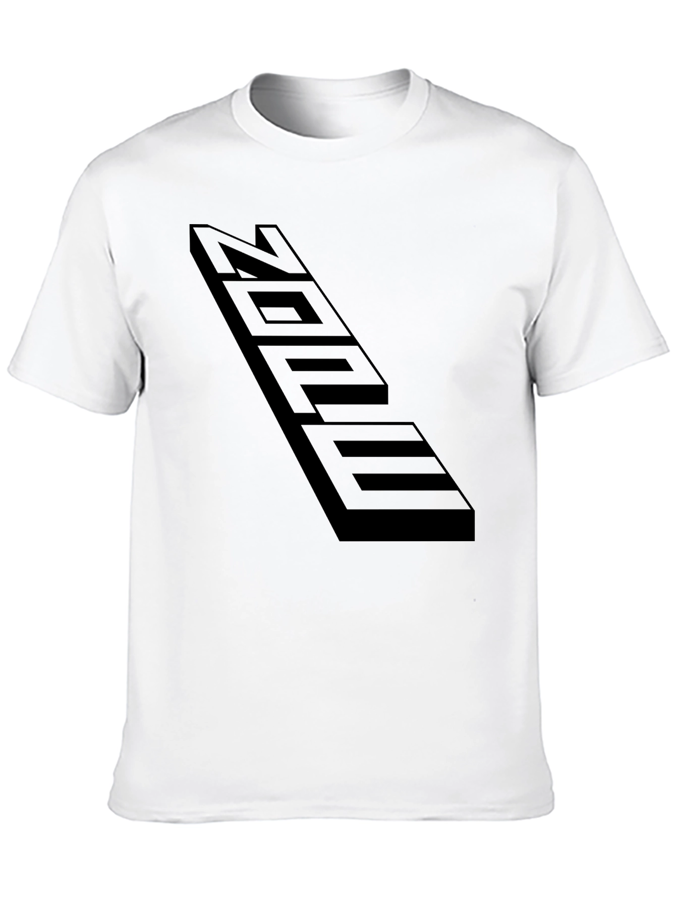Modern Black 2020 Graphic Tee - Stylish Casual Wear