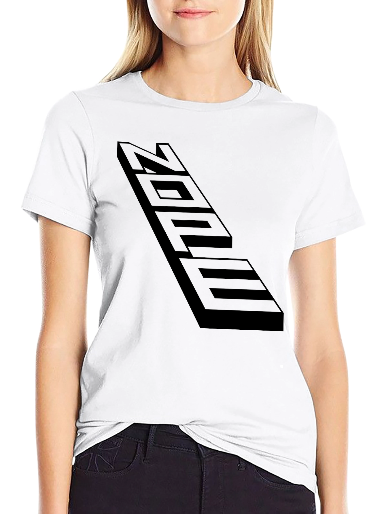 Modern Black 2020 Graphic Tee - Stylish Casual Wear