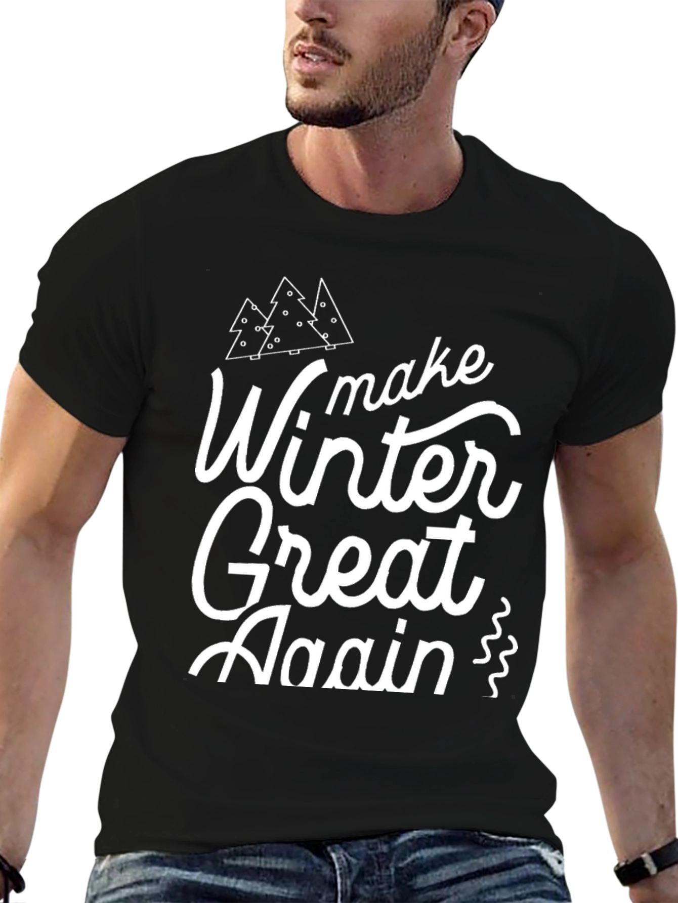 Make Winter Great Again T-Shirt Holiday Tee