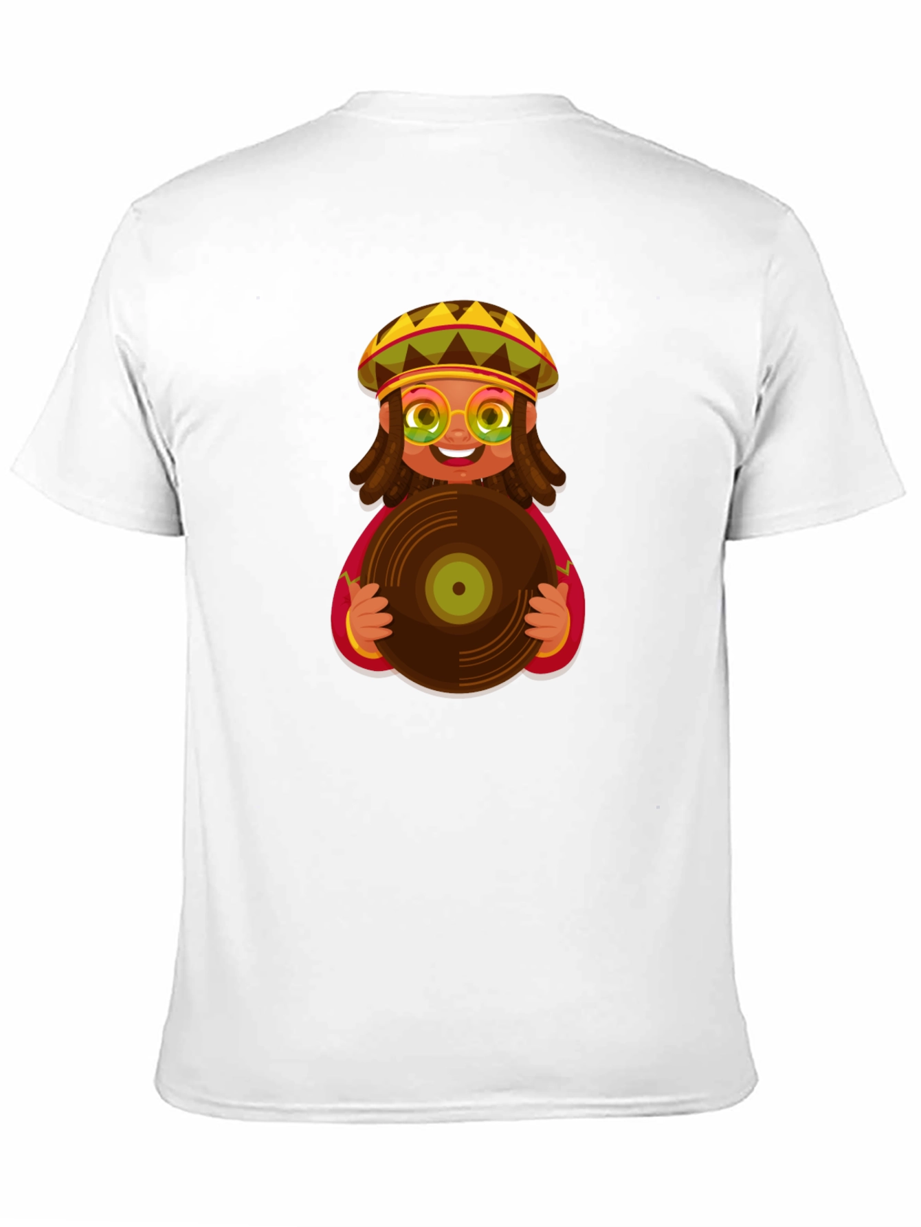 Rasta Vinyl Record T-Shirt