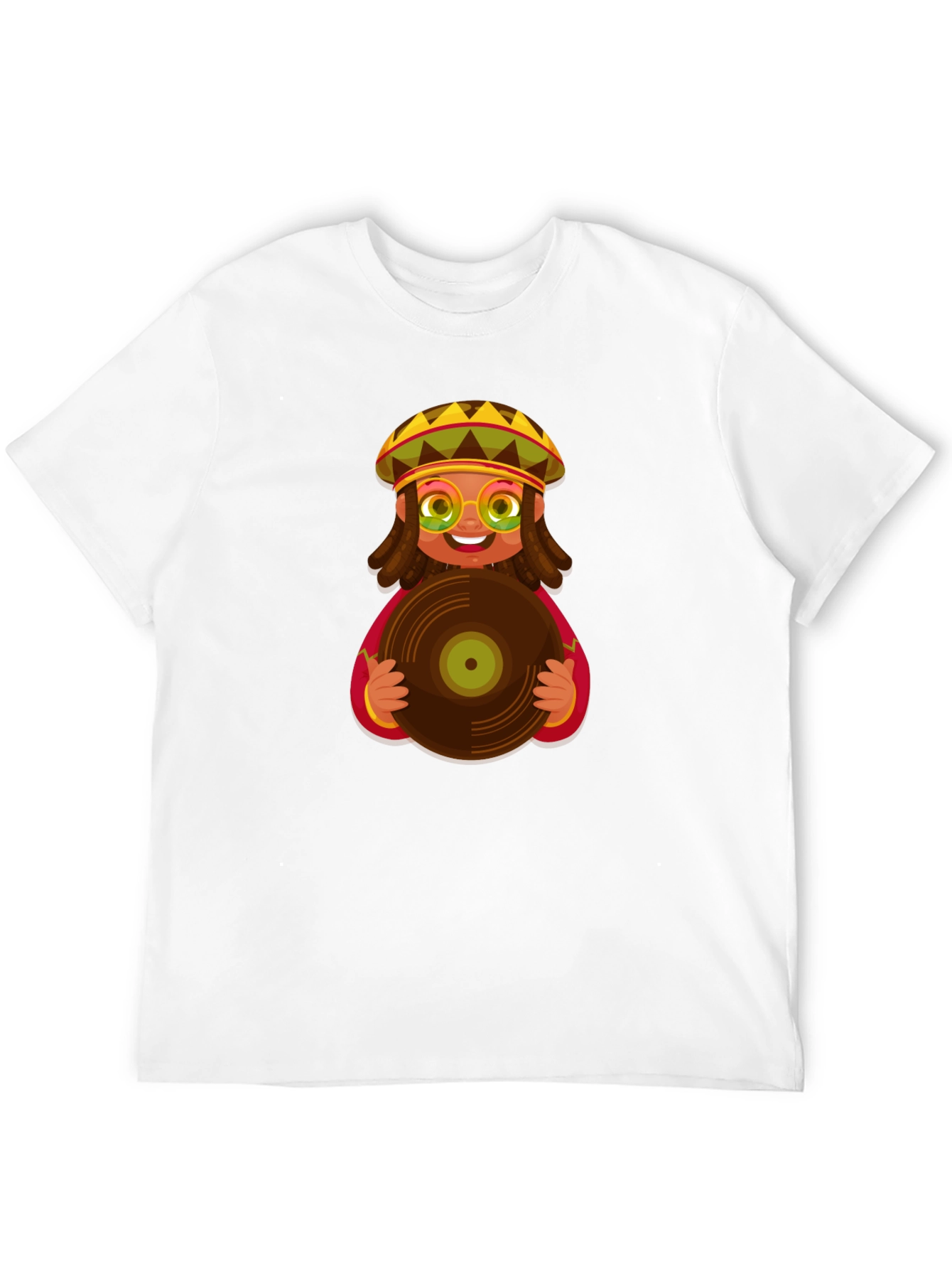 Rasta Vinyl Record T-Shirt