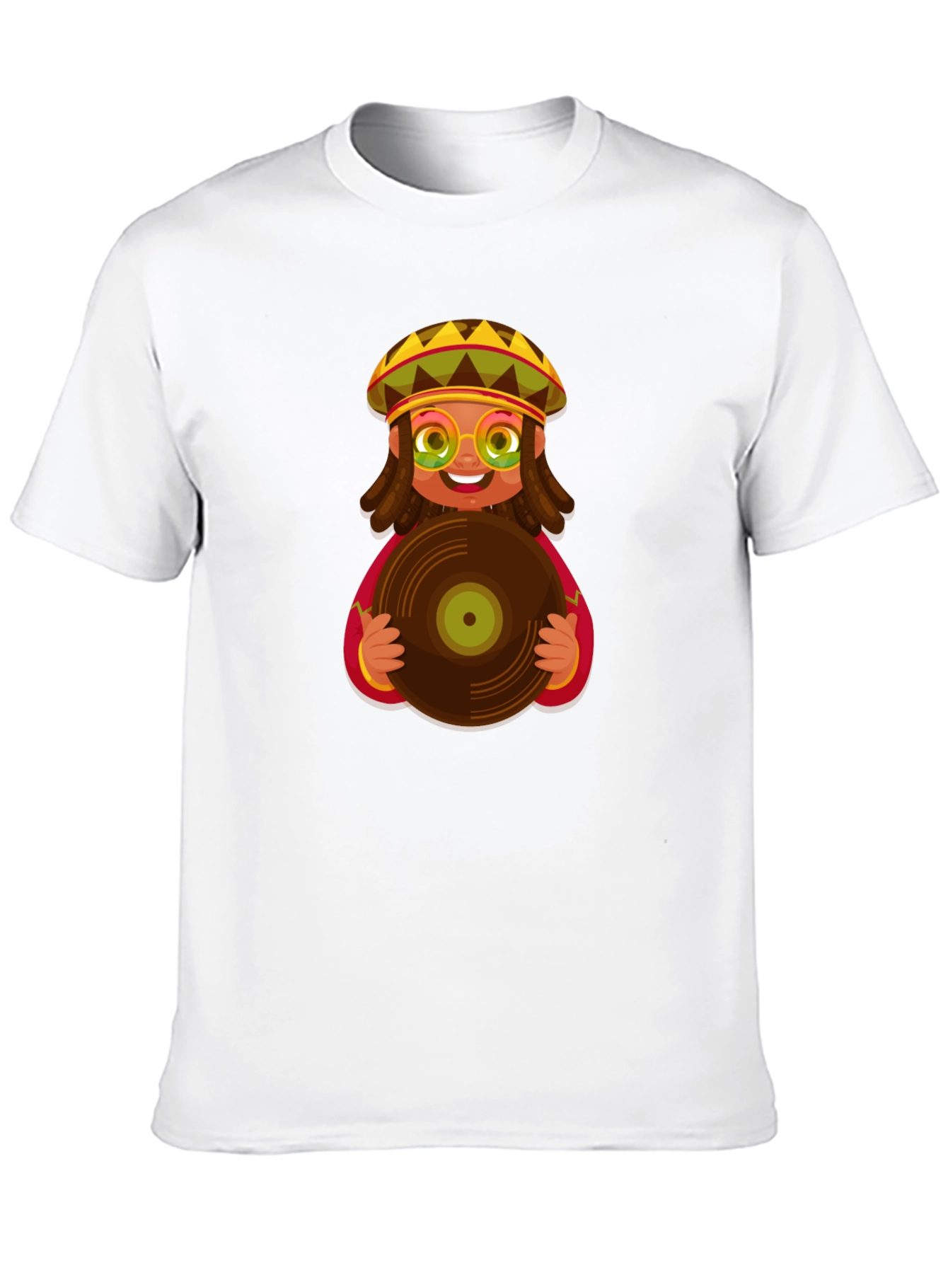 Rasta Vinyl Record T-Shirt