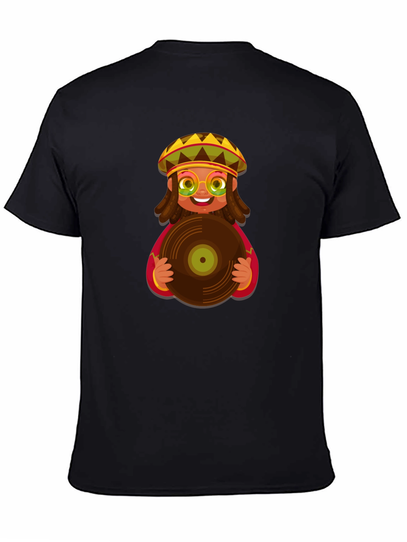Rasta Vinyl Record T-Shirt
