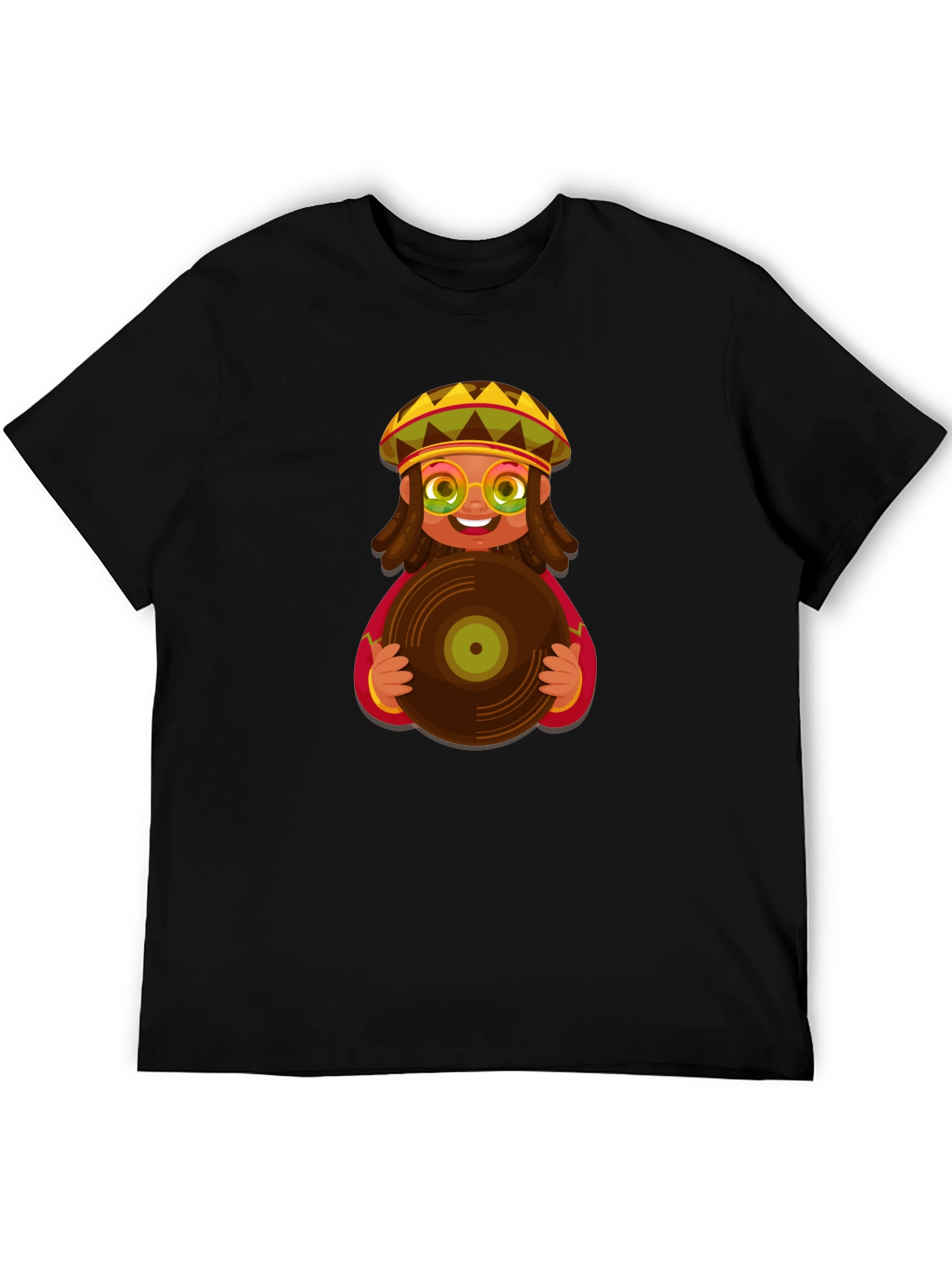 Rasta Vinyl Record T-Shirt