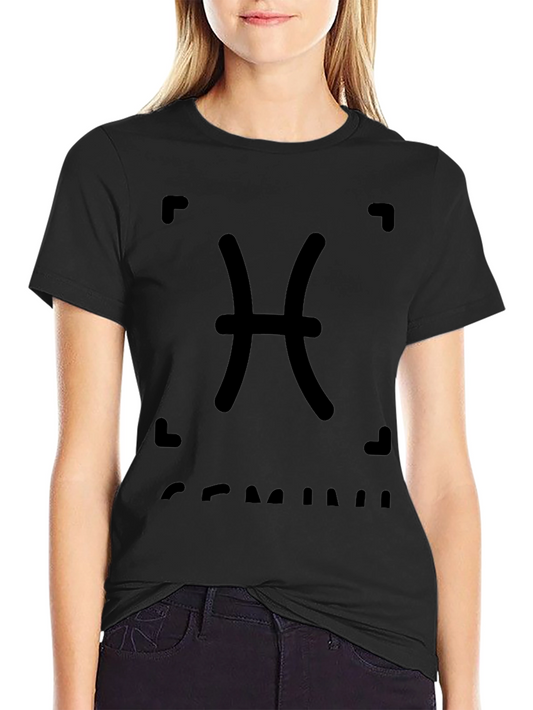 Pisces Zodiac Black T-Shirt
