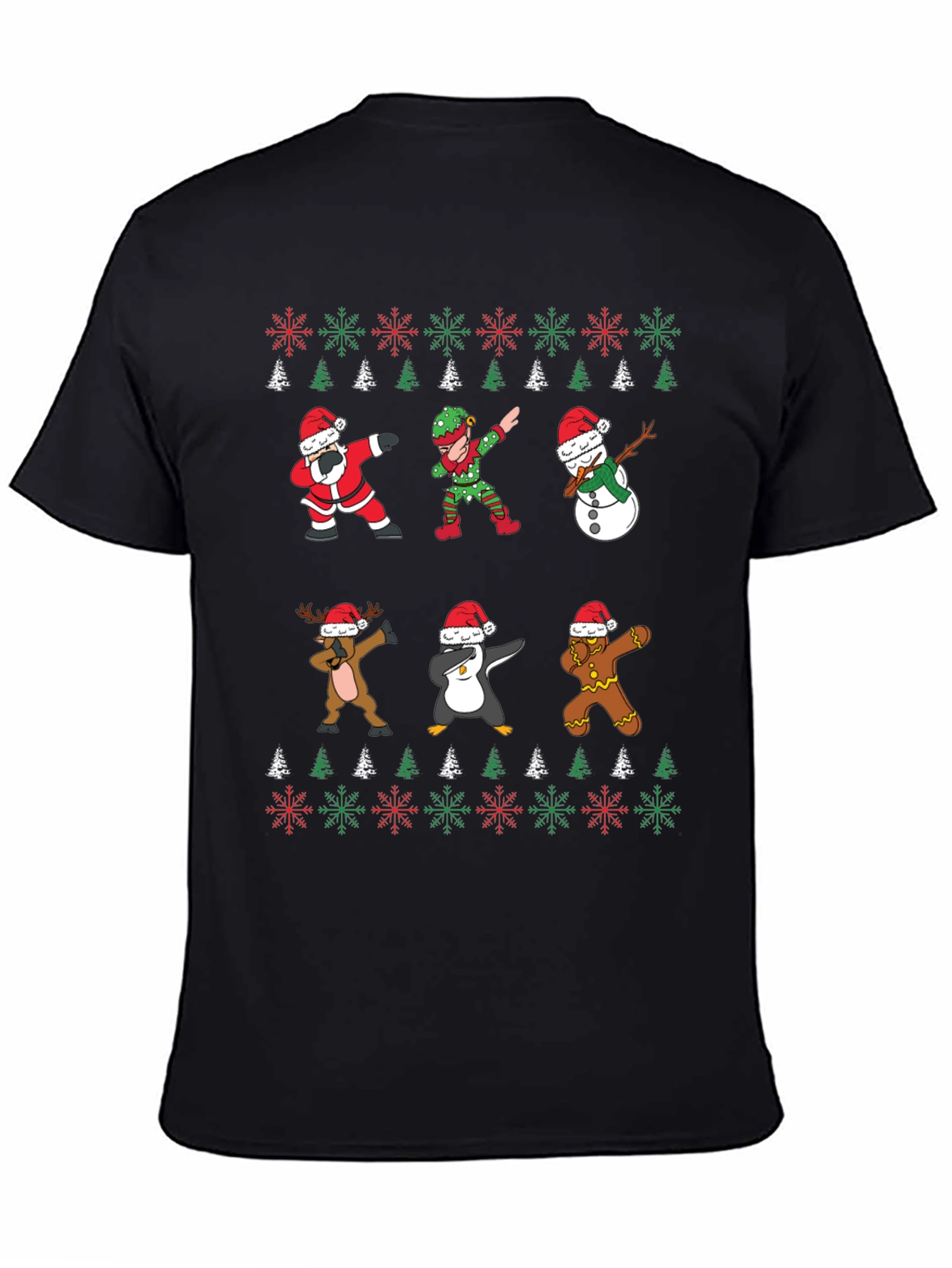 Christmas Dab T-Shirt - Santa Elf Reindeer Penguin
