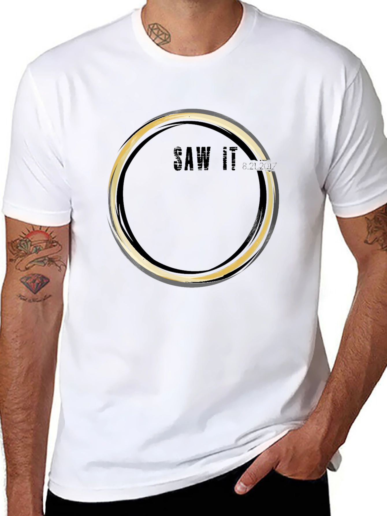 Black Saw It Eclipse Graphic Tee