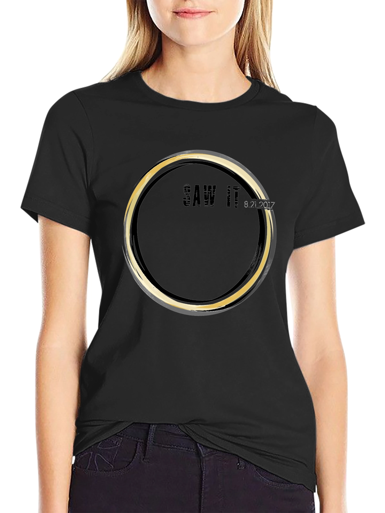 Black Saw It Eclipse Graphic Tee