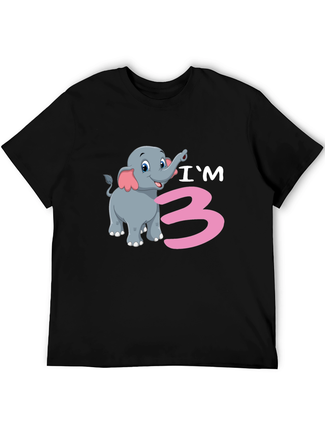 Im 3 Elephant Birthday T-Shirt