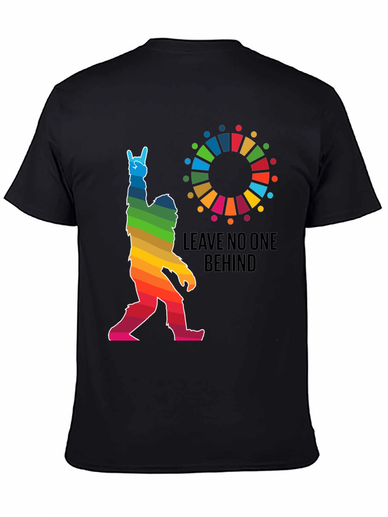 Leave No One Behind Bigfoot Graphic Tee