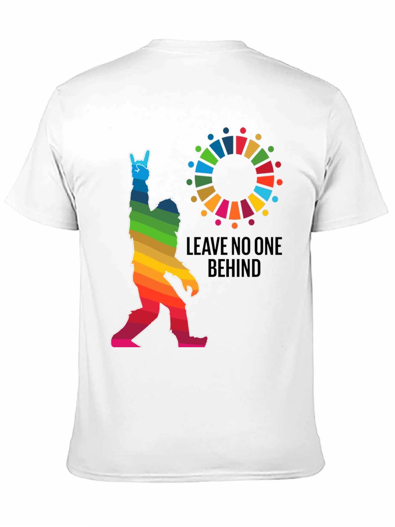 Leave No One Behind Bigfoot Graphic Tee