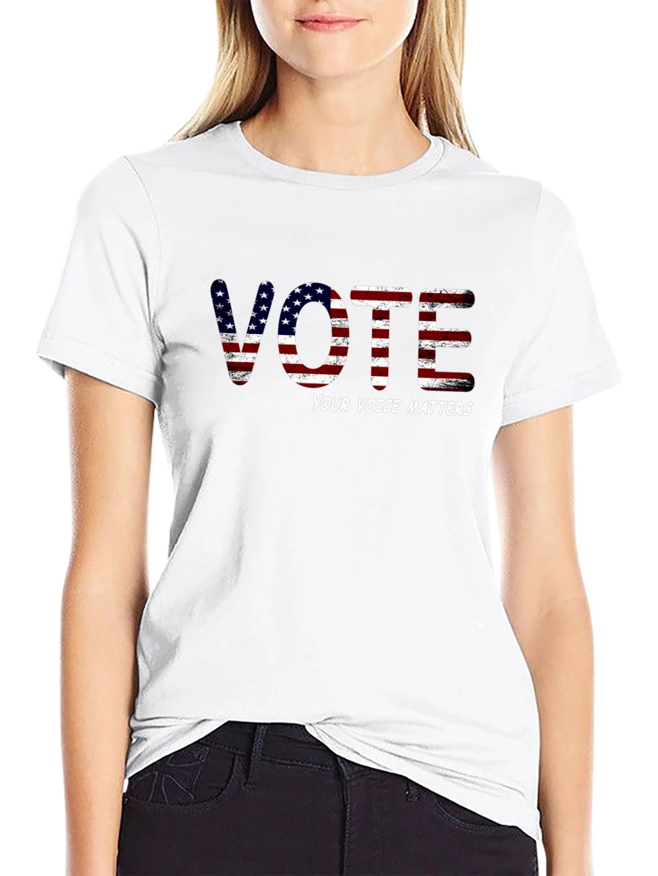 Vote Your Voice Matters T-Shirt - Patriotic Election Tee