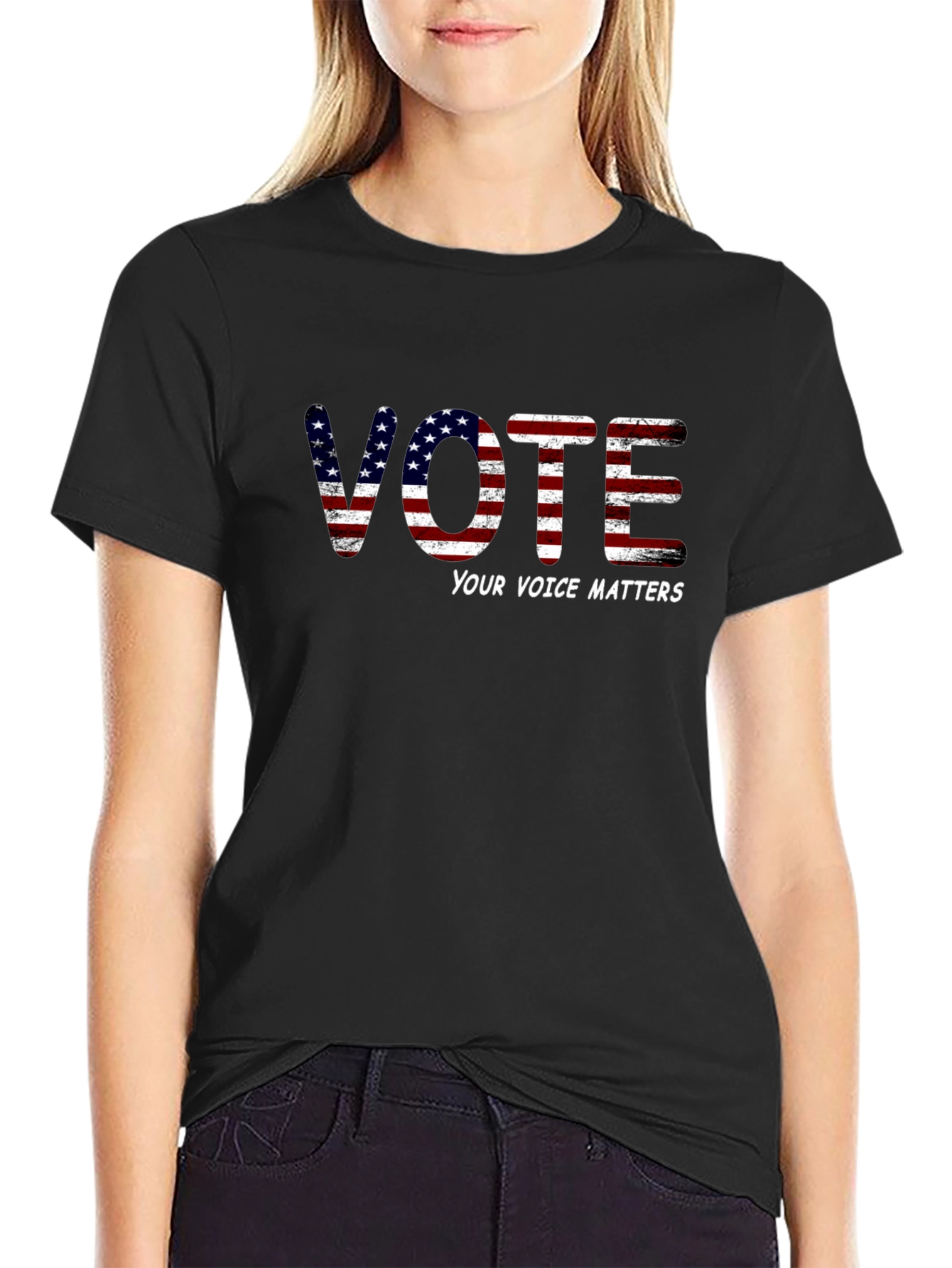 Vote Your Voice Matters T-Shirt - Patriotic Election Tee