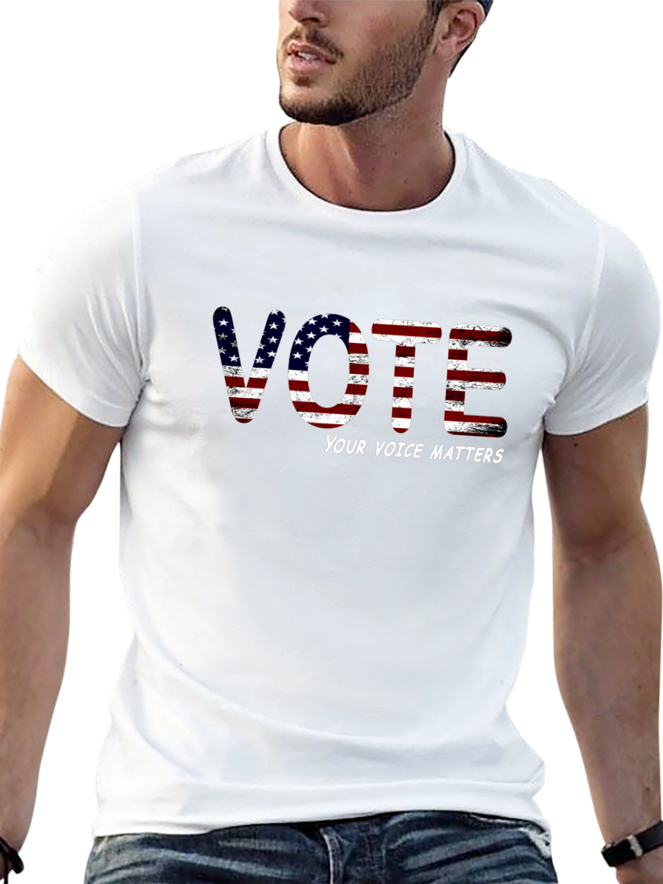 Vote Your Voice Matters T-Shirt - Patriotic Election Tee