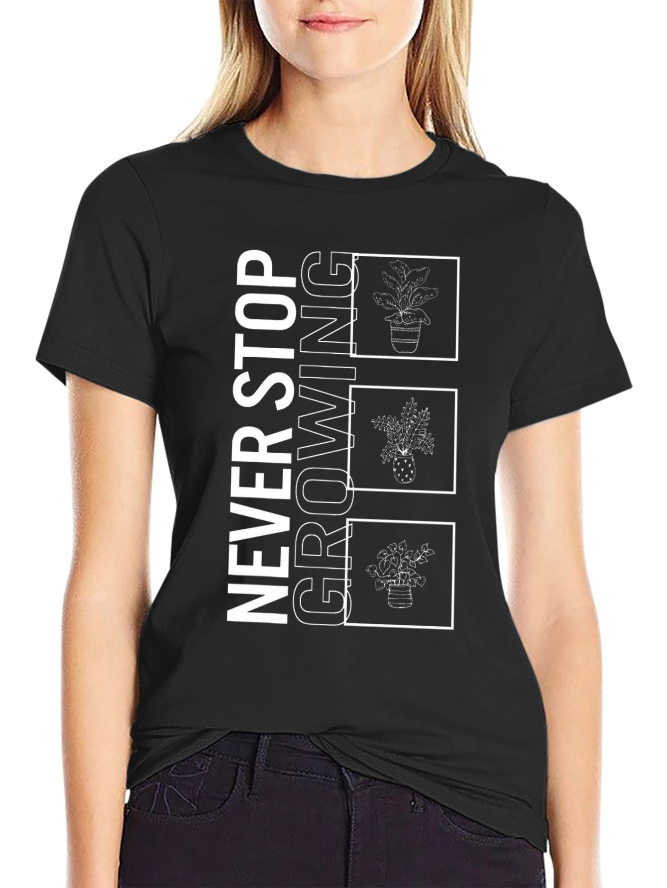 Never Stop Growing Graphic Tee