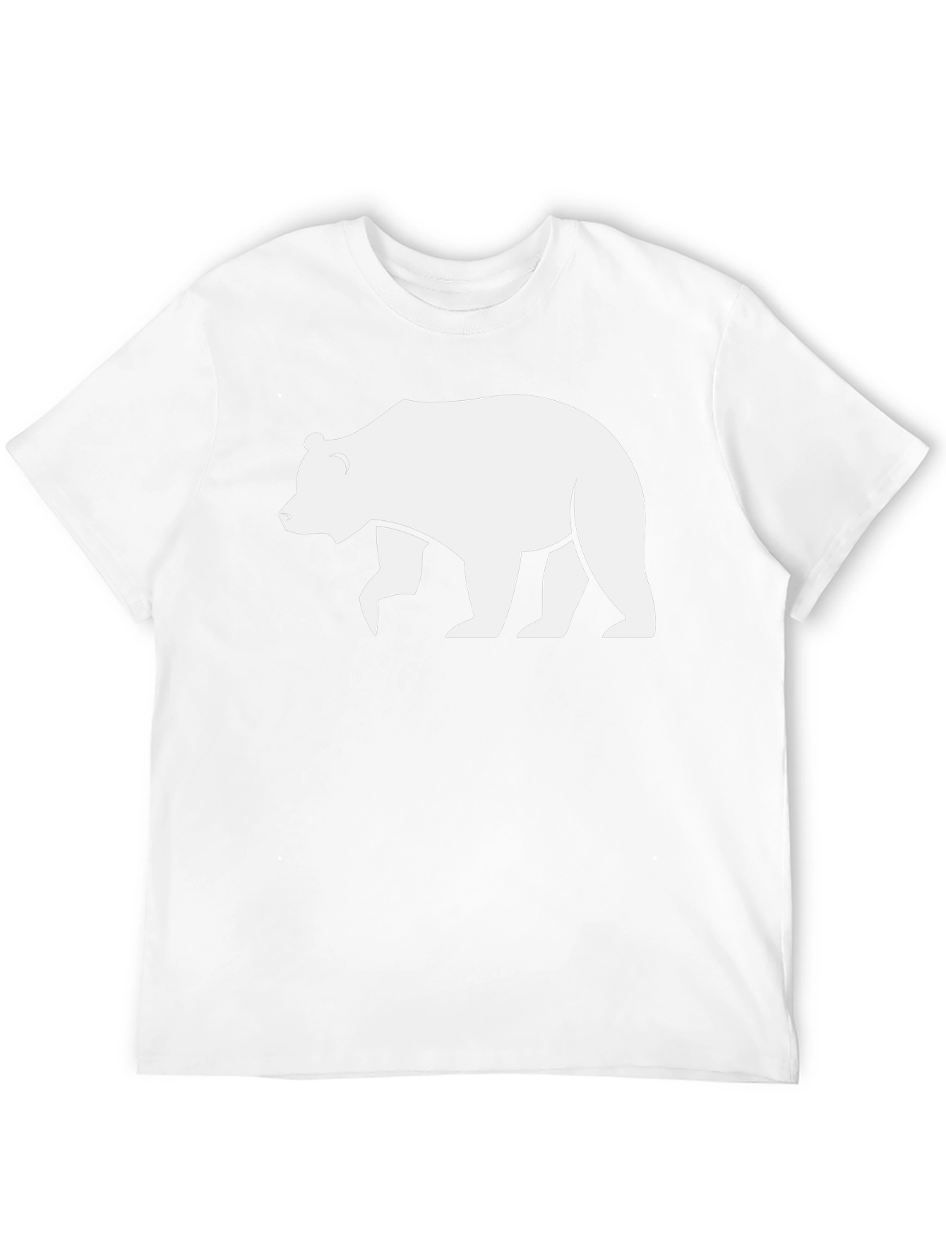 Bear Graphic Black T-Shirt - Casual Style