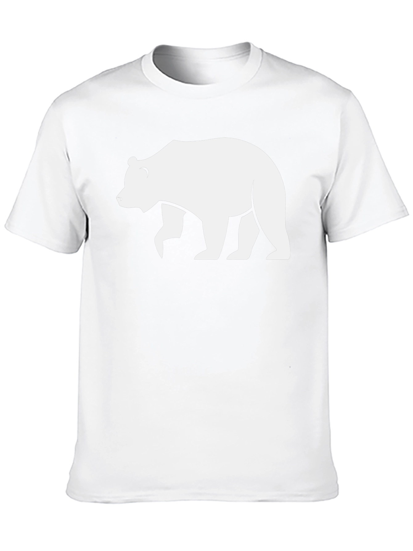 Bear Graphic Black T-Shirt - Casual Style