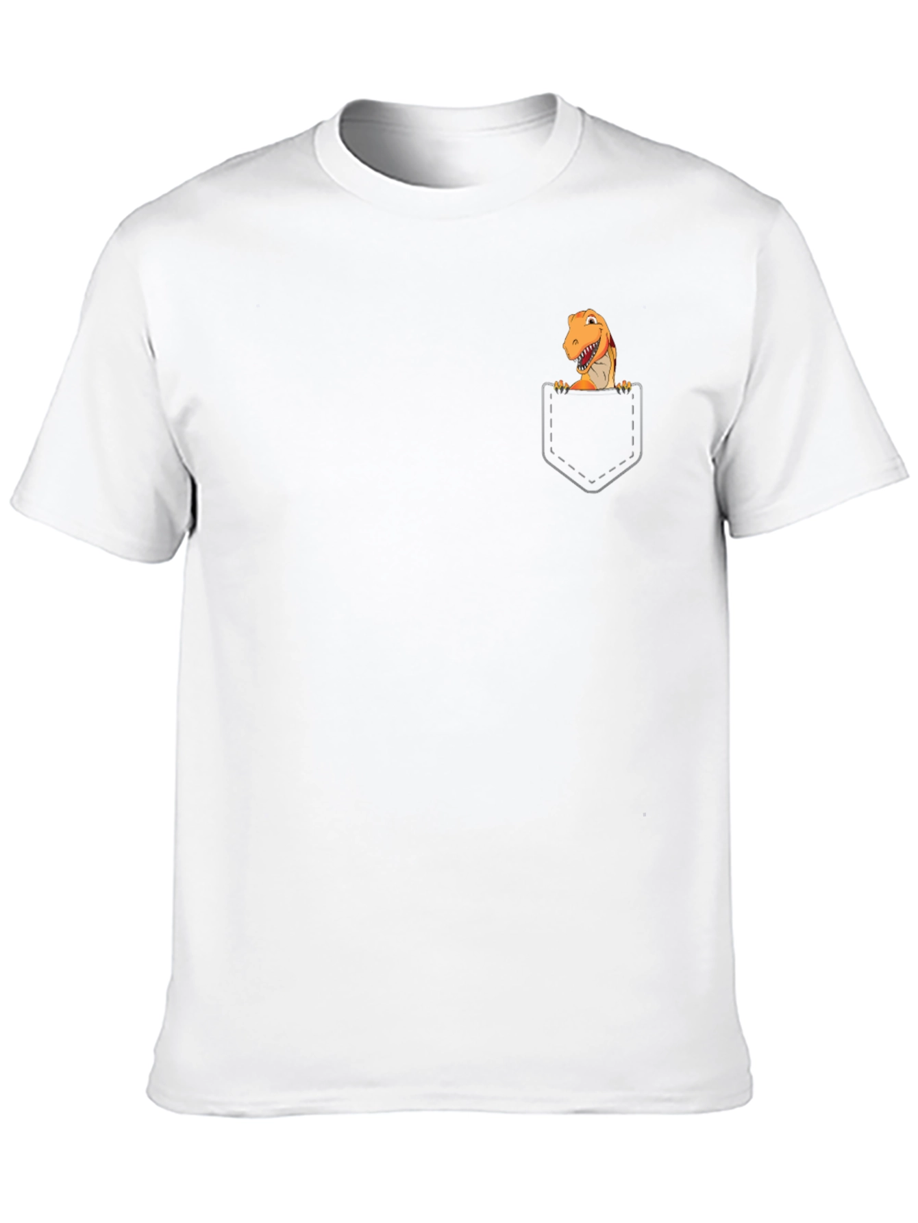 T-Rex Pocket Graphic Tee - Black
