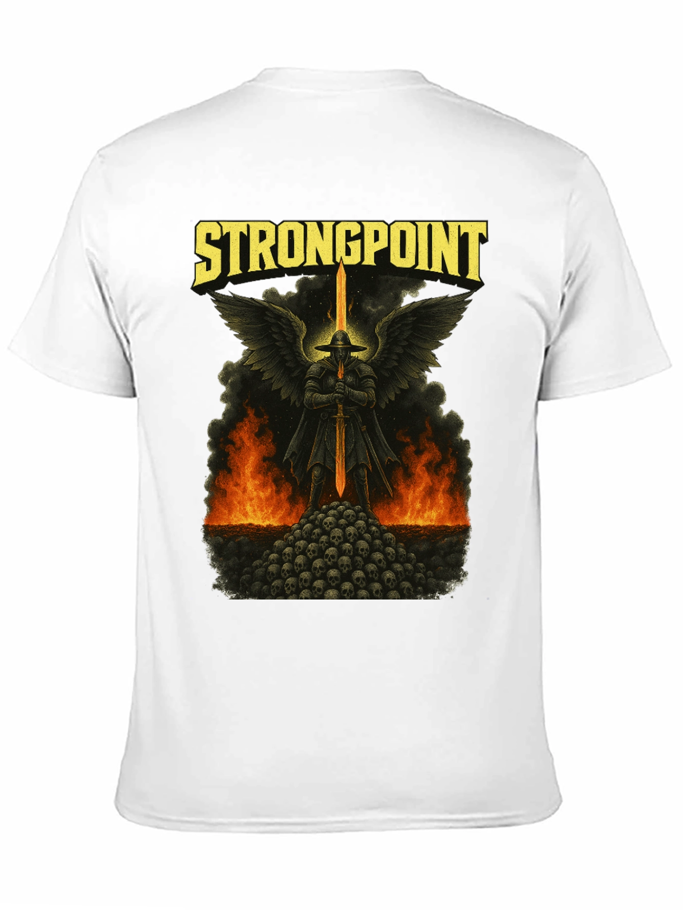 Strongpoint Graphic Black T-Shirt
