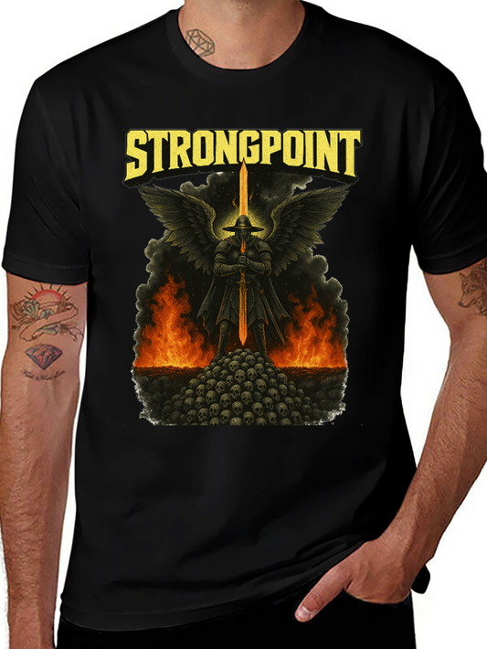 Strongpoint Graphic Black T-Shirt