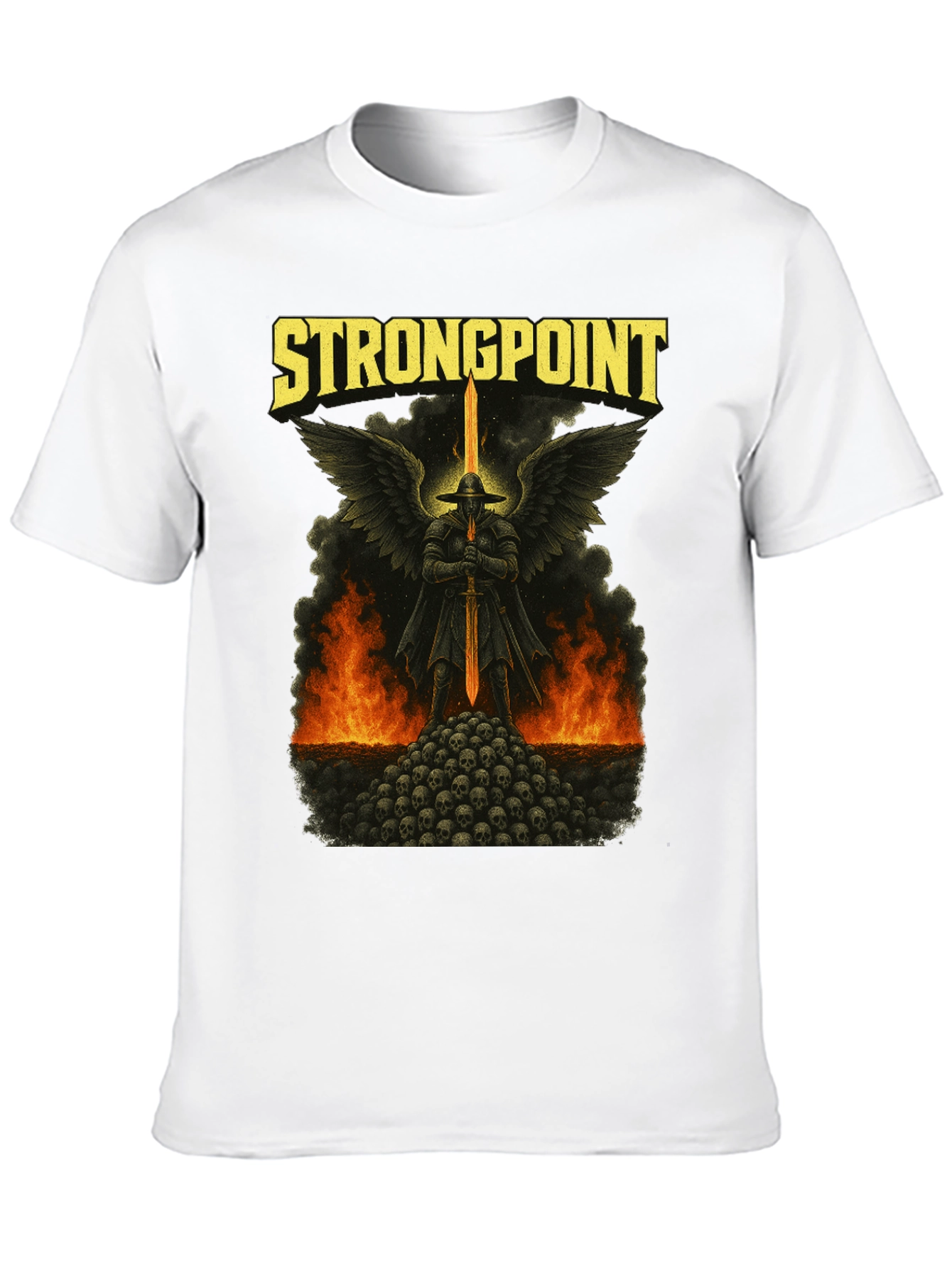 Strongpoint Graphic Black T-Shirt