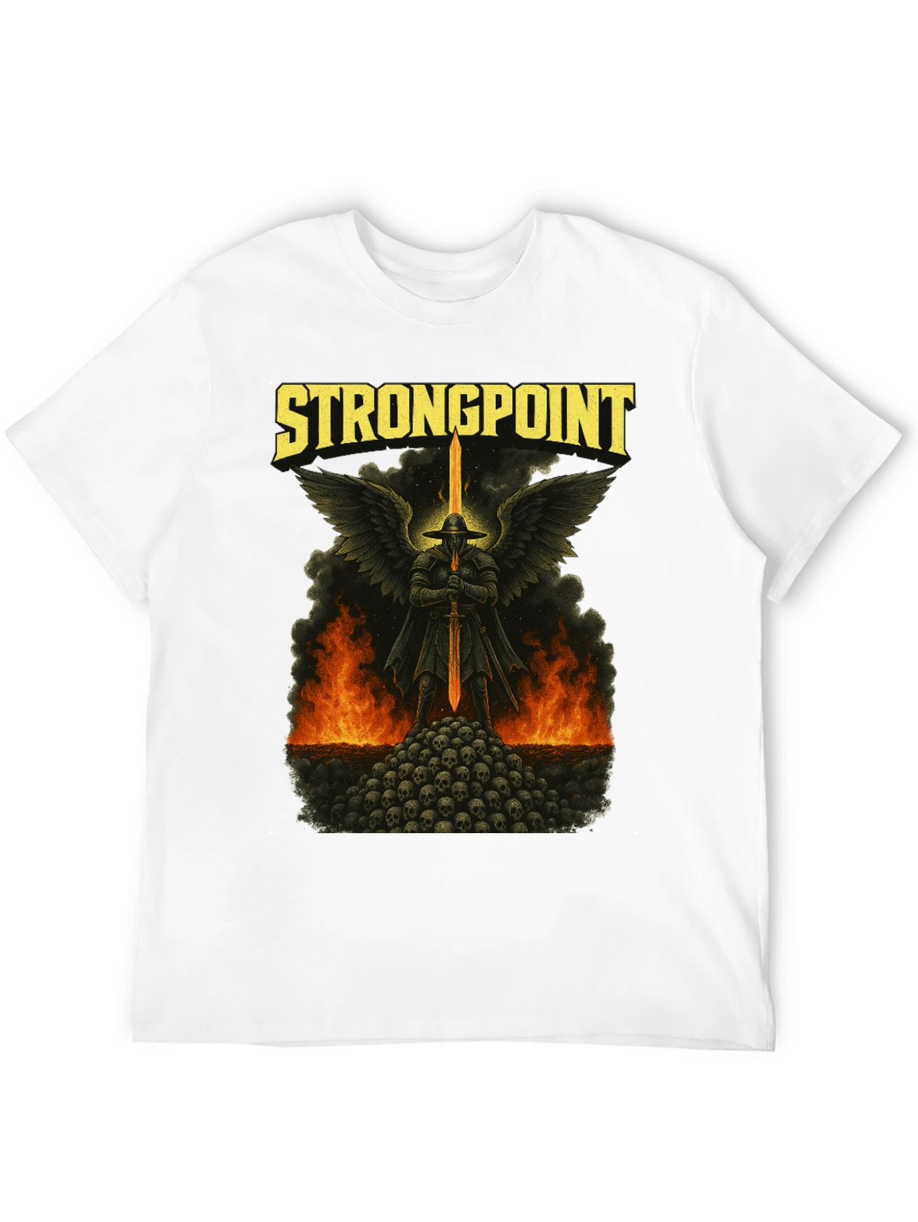 Strongpoint Graphic Black T-Shirt