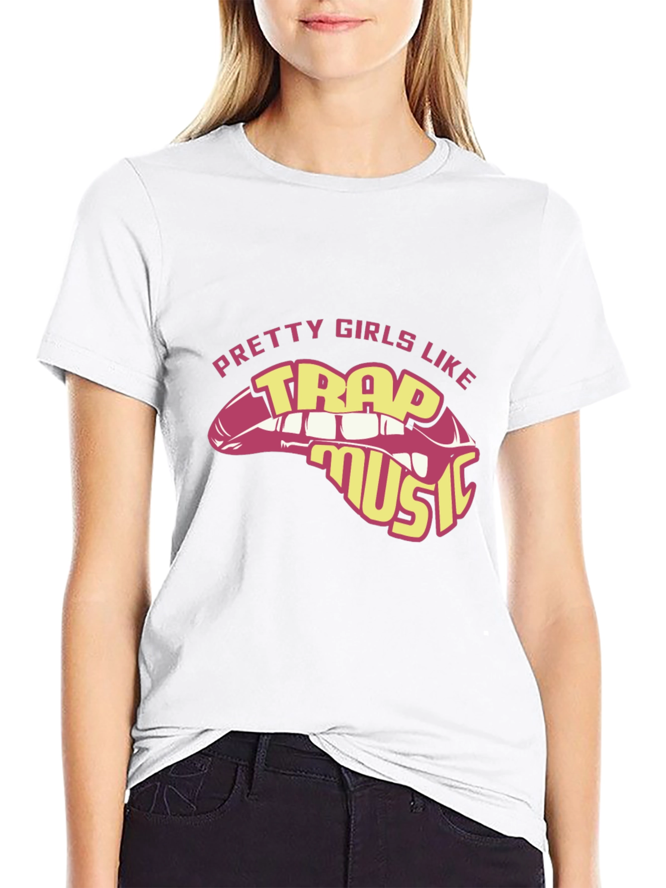 Pretty Girls Like Trap Music Graphic Tee