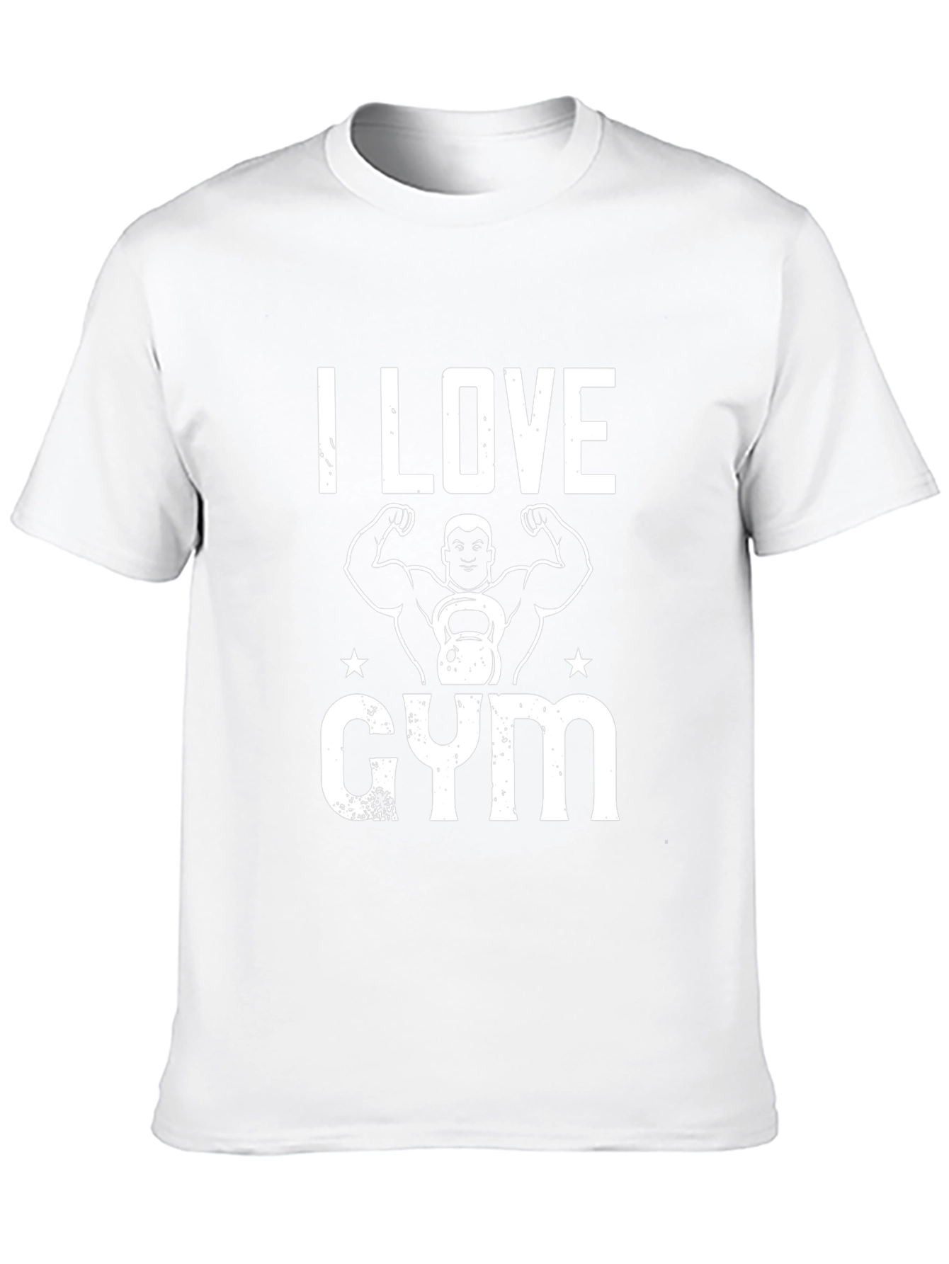 I Love Gym Black T-Shirt - Fitness Apparel