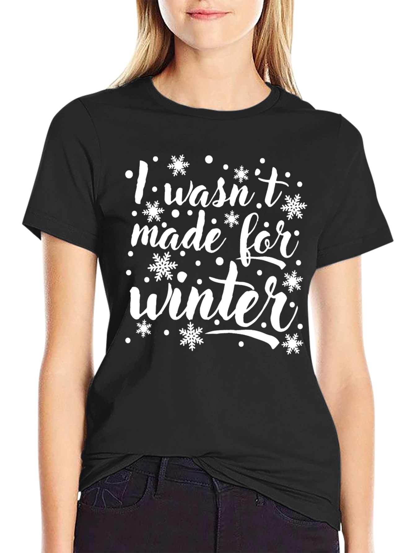 Winter Snowflake Graphic T-Shirt