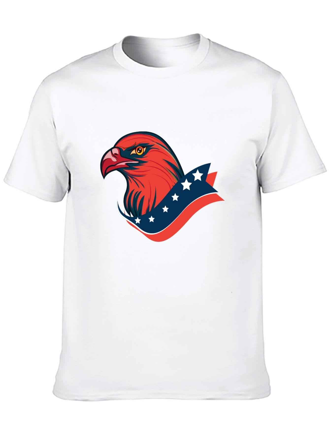 Patriotic Eagle Graphic T-Shirt - Bold American Style