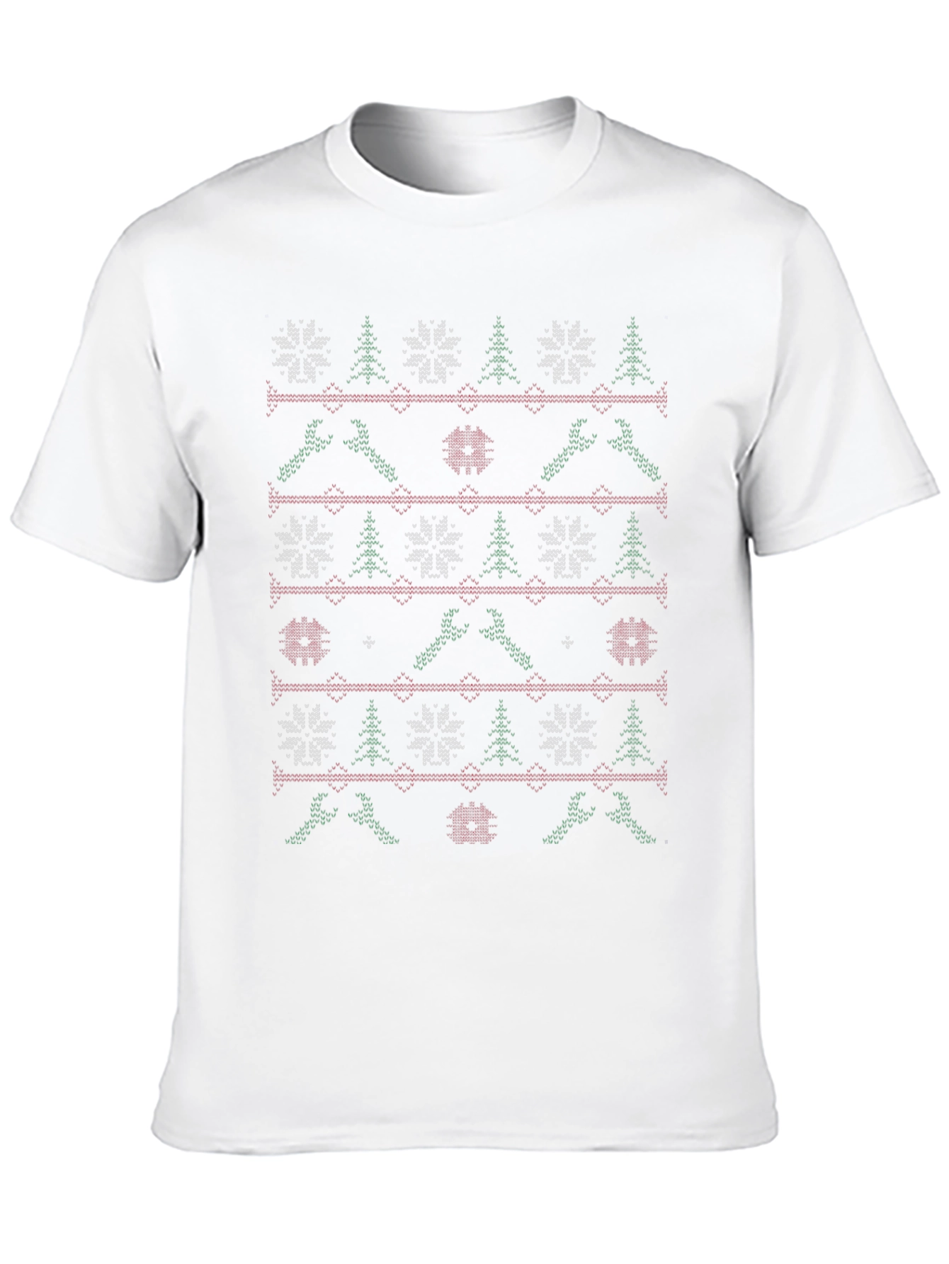 Festive Black Ugly Christmas T-Shirt